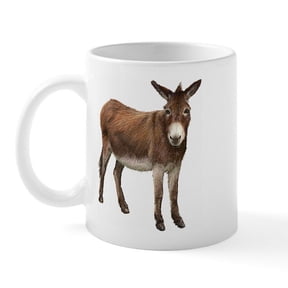 CafePress - Donkey Mug - 11 oz Ceramic Mug - Novelty Coffee Tea Cup