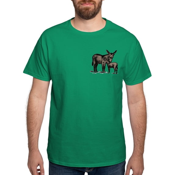 CafePress - Donkeys Dark T Shirt - Men's Classic Graphic Cotton T-Shirt