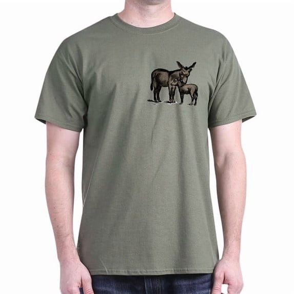 CafePress - Donkeys Dark T Shirt - Men's Classic Cotton T-Shirts