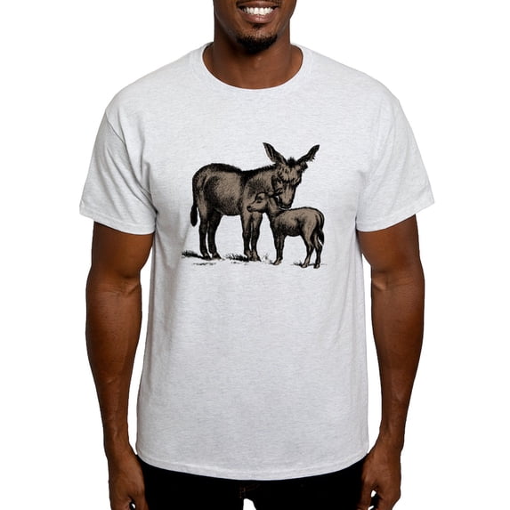 CafePress - Donkeys Light T Shirt - Men's Classic Graphic T-Shirt
