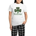 thumbnail image 1 of CafePress - Donovan Shamrock Women's Light Pajamas - Women's Short Sleeve Print T-Shirt and Pants Light Cotton Pajama Set, 1 of 7