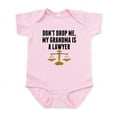 thumbnail image 1 of CafePress - Dont Drop Me My Grandma Is A Lawyer Body Suit - Baby Light Bodysuit, Size Newborn - 24 Months, 1 of 4