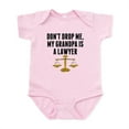 thumbnail image 1 of CafePress - Dont Drop Me My Grandpa Is A Lawyer Body Suit - Baby Light Bodysuit, Size Newborn - 24 Months, 1 of 4