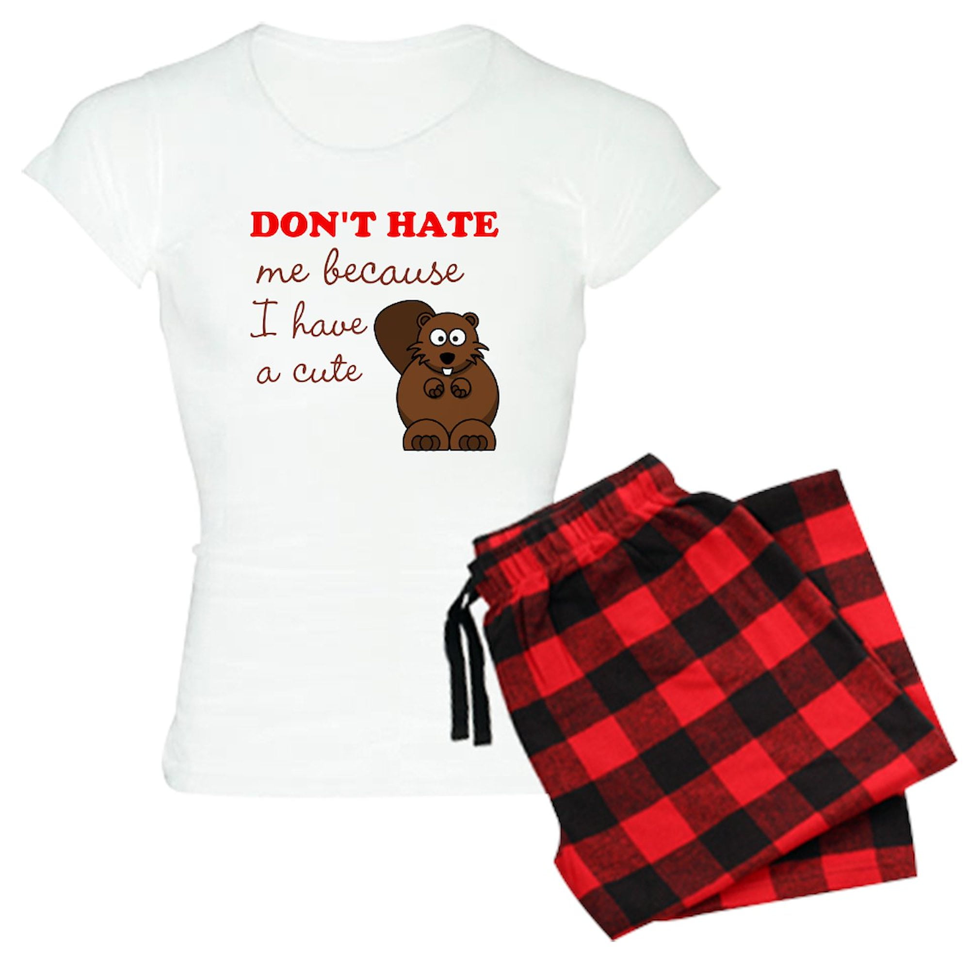 CafePress Dont Hate Pajamas Women's Light Pajamas