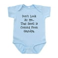 thumbnail image 1 of CafePress - Dont Look At Me That Smell Is Coming From Grandpa - Baby Light Bodysuit, Size Newborn - 24 Months, 1 of 4