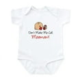thumbnail image 1 of CafePress - Dont Make Me Call Meemaw Body Suit - Baby Light Bodysuit, Size Newborn - 24 Months, 1 of 4