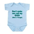 thumbnail image 1 of CafePress - Dont Make Me Call My Gigi (Shes Tough) Body Suit - Baby Light Bodysuit, Size Newborn - 24 Months, 1 of 4