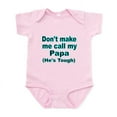 thumbnail image 1 of CafePress - Dont Make Me Call My Papa (Hes Tough) Body Suit - Baby Light Bodysuit, Size Newborn - 24 Months, 1 of 4