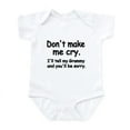 thumbnail image 1 of CafePress - Dont Make Me Cry. Ill Tell My Grammy And Youll Be - Baby Light Bodysuit, Size Newborn - 24 Months, 1 of 4