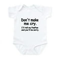 thumbnail image 1 of CafePress - Dont Make Me Cry.Ill Tell My Pawpaw And Youll Be S - Baby Light Bodysuit, Size Newborn - 24 Months, 1 of 4