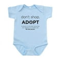 thumbnail image 1 of CafePress - Dont Shop, Adopt Infant Bodysuit - Baby Light Bodysuit, Size Newborn - 24 Months, 1 of 4