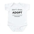 thumbnail image 1 of CafePress - Dont Shop, Adopt Infant Bodysuit - Baby Light Bodysuit, Size Newborn - 24 Months, 1 of 4