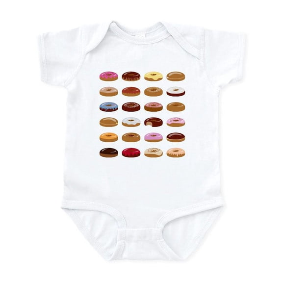 CafePress - Donut Lot Infant Bodysuit - Baby Light Bodysuit, Size Newborn - 24 Months