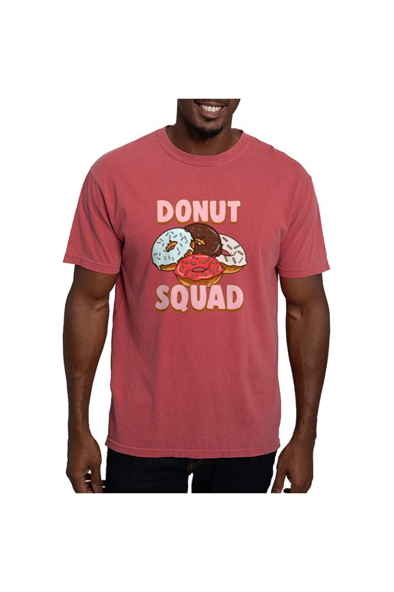 - Donut Squad Donut Lover Breakfast Food Pun T Shirt - Mens Comfort Colors Shirt