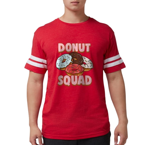 CafePress - Donut Squad Donut Lover Breakfast Food Pun T Shirt - Mens Football Shirt