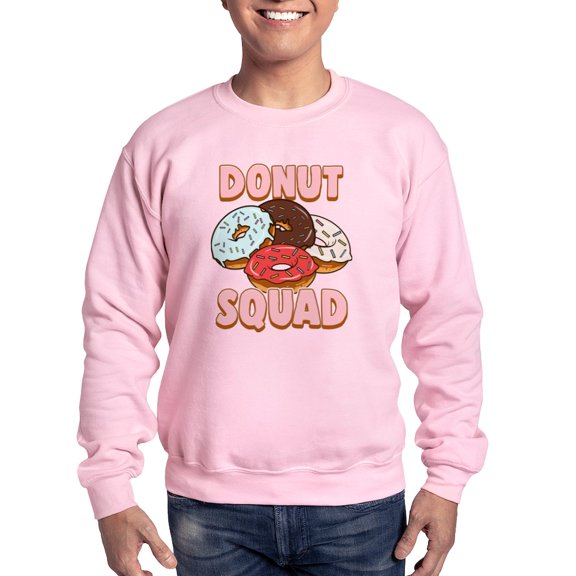 CafePress - Donut Squad Donut Lover Breakfast Food Sweatshirt - Crew Neck Sweatshirt