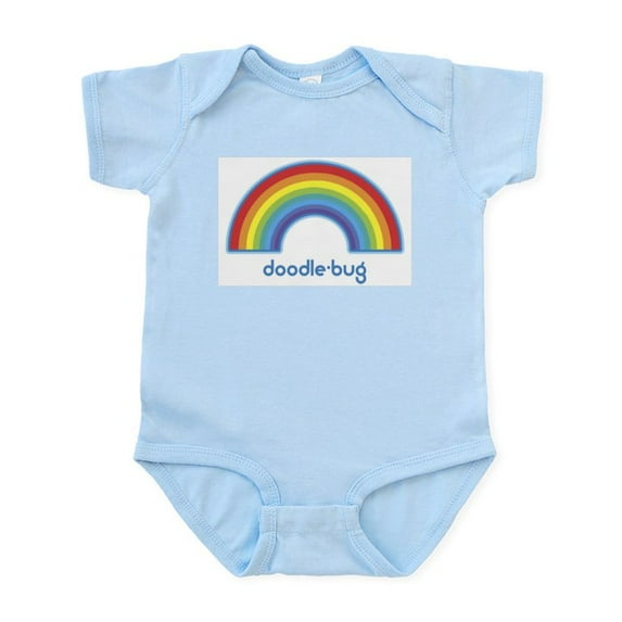 CafePress - Doodle Bug (Rainbow) Infant Bodysuit - Baby Light Bodysuit, Size Newborn - 24 Months