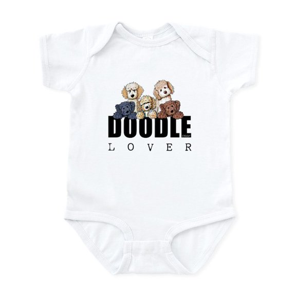 CafePress - Doodle Lover Infant Bodysuit - Baby Light Bodysuit, Size Newborn - 24 Months