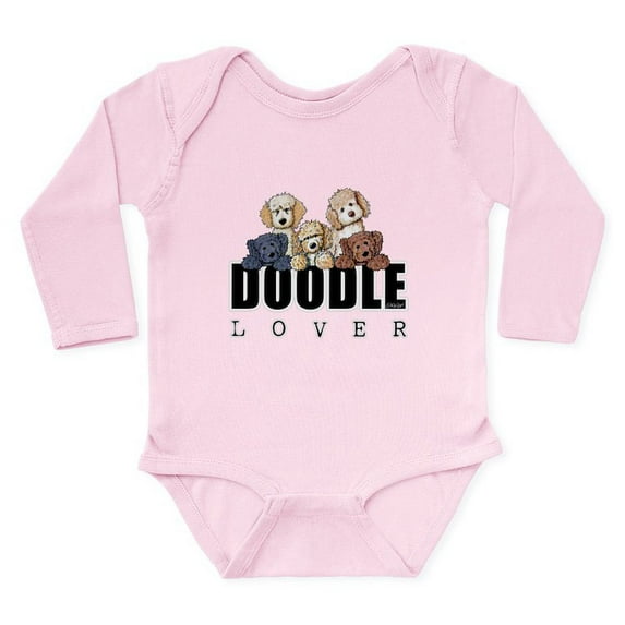 CafePress - Doodle Lover Long Sleeve Infant Bodysuit - Long Sleeve Cotton Baby Bodysuit
