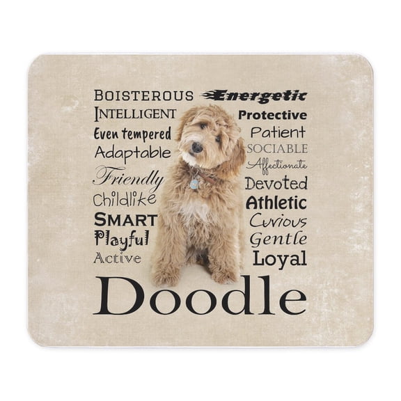 CafePress - Doodle Traits - Non-slip Rubber Mousepad, Gaming Mouse Pad
