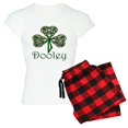 thumbnail image 1 of CafePress - Dooley Shamrock Women's Light Pajamas - Women's Short Sleeve Print T-Shirt and Pants Light Cotton Pajama Set, 1 of 7