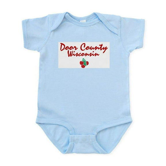 CafePress - Door County Infant Bodysuit - Baby Light Bodysuit, Size Newborn - 24 Months