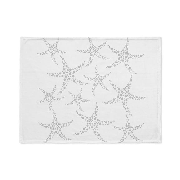 CafePress - Dotty Gray Starfish. - Soft Fleece Throw Stadium Blanket, 30"x40"