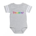thumbnail image 1 of CafePress - Dotw Pastel Thursday - Cute Infant Baby Football Bodysuit, 1 of 3