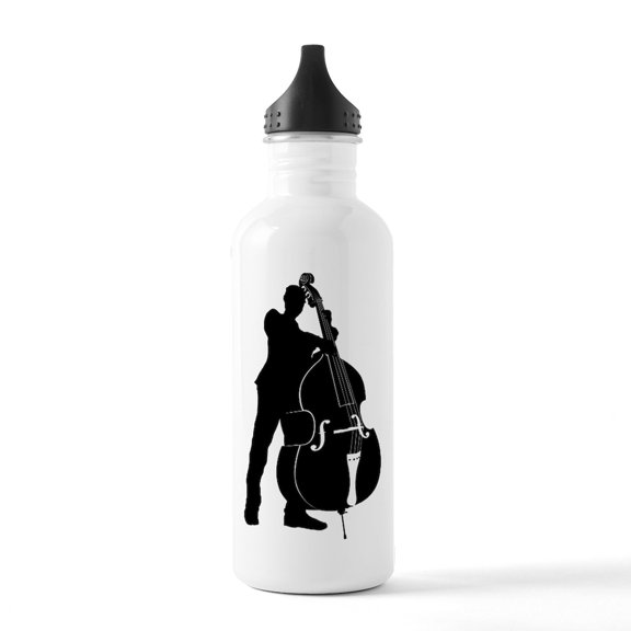 CafePress - Double Bass Player Stainless Water Bottle 1 - Stainless Steel Water Bottle, Sports Bottle, 1.0L