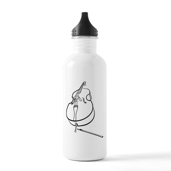 CafePress - Double Bass Stainless Water Bottle 1 - Stainless Steel Water Bottle, Sports Bottle, 1.0L
