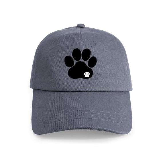 CafePress - Double Paw Cap - Adjustable 100% Brushed Unisex Casual Cotton Baseball Cap, Beige, 1