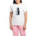 thumbnail image 1 of CafePress - Double Standard Women's Light Pajamas - Women's Short Sleeve Print T-Shirt and Pants Light Cotton Pajama Set, 1 of 7