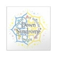 thumbnail image 1 of CafePress - Down Syndrome Lotus 2009 Square Sticker 3 X 3 - Square Sticker 3" x 3", 1 of 1