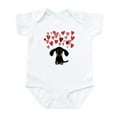 thumbnail image 1 of CafePress - Doxiehearts Body Suit - Baby Light Bodysuit, Size Newborn - 24 Months, 1 of 4