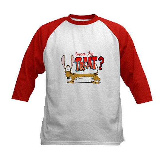 CafePress - Doxy Treat Kids Baseball Tee - Kids Cotton Baseball Jersey, 3/4 Sleeve Shirt