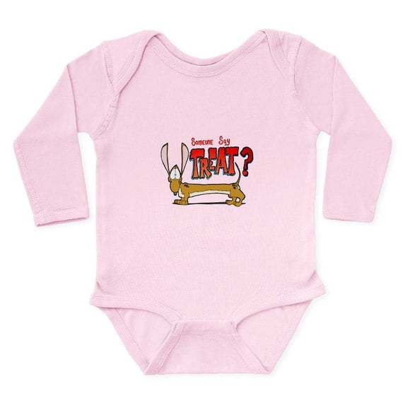 CafePress - Doxy Treat Long Sleeve Infant Bodysuit - Long Sleeve Cotton Baby Bodysuit