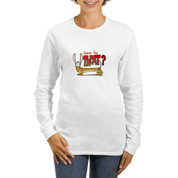 CafePress - Doxy Treat Long Sleeve T Shirt - Women's Long Sleeve Graphic Casual T-Shirt
