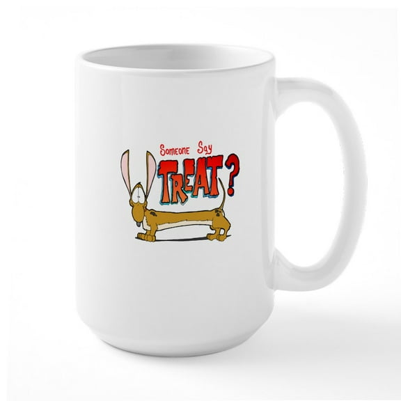CafePress - Doxy Treat Mugs - 15 oz Ceramic Large White Novelty Mug
