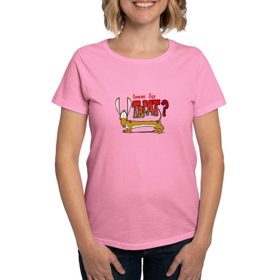 CafePress - Doxy Treat T Shirt - Women's Traditional Fit Dark T-Shirt