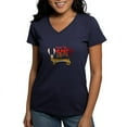 thumbnail image 1 of CafePress - Doxy Treat T Shirt - Women's V-Neck Dark T-Shirt, 1 of 4