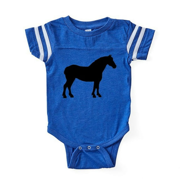 CafePress - Draft Horse - Cute Infant Baby Football Bodysuit