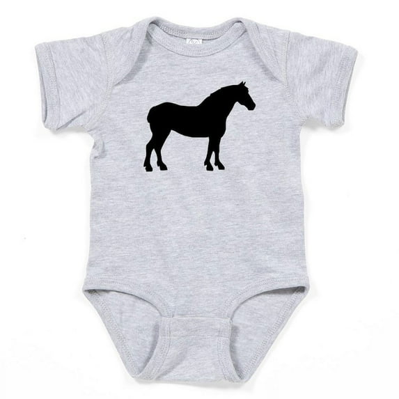 CafePress - Draft Horse - Cute Infant Bodysuit Baby Romper - Size Newborn - 24 Months