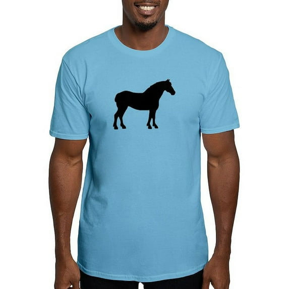 CafePress - Draft Horse Fitted T Shirt - Fitted T-Shirt, Vintage Fit Soft Cotton Tee