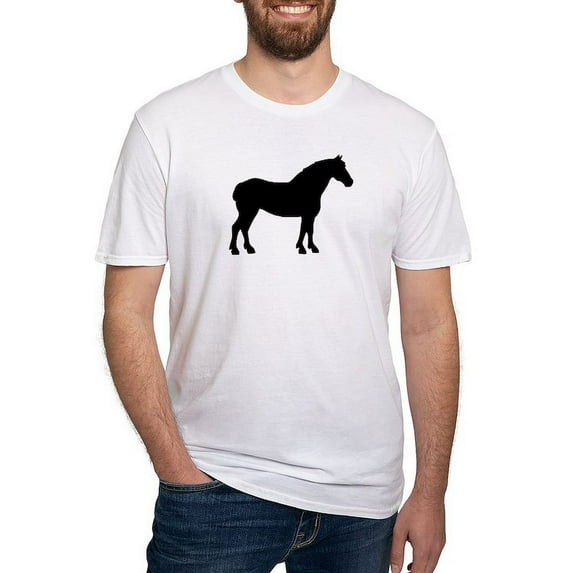 CafePress - Draft Horse Fitted T Shirt - Fitted T-Shirt, Vintage Fit Soft Cotton Tee
