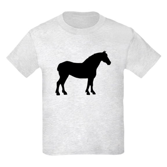 CafePress - Draft Horse Kids Light T Shirt - Light T-Shirt Kids XS-XL