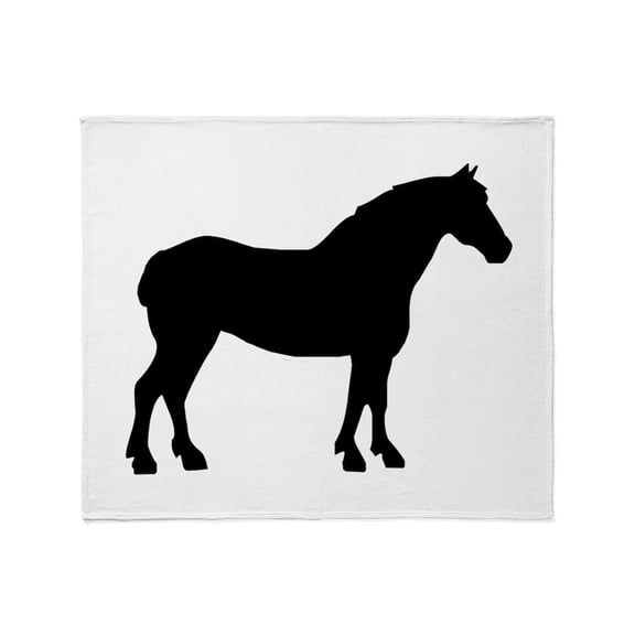 CafePress - Draft Horse - Soft Fleece Throw Blanket, 50"x60" for All Ages
