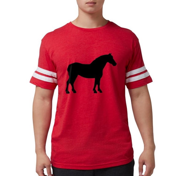 CafePress - Draft Horse T Shirt - Mens Football Shirt