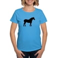 thumbnail image 1 of CafePress - Draft Horse Women's Classic T Shirt - Women's Traditional Fit Dark T-Shirt, 1 of 4