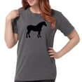 thumbnail image 1 of CafePress - Draft Horse - Womens Comfort Colors® Shirt, 1 of 4