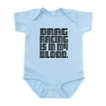 thumbnail image 1 of CafePress - Drag Racing Tire Infant Bodysuit - Baby Light Bodysuit, Size Newborn - 24 Months, 1 of 4